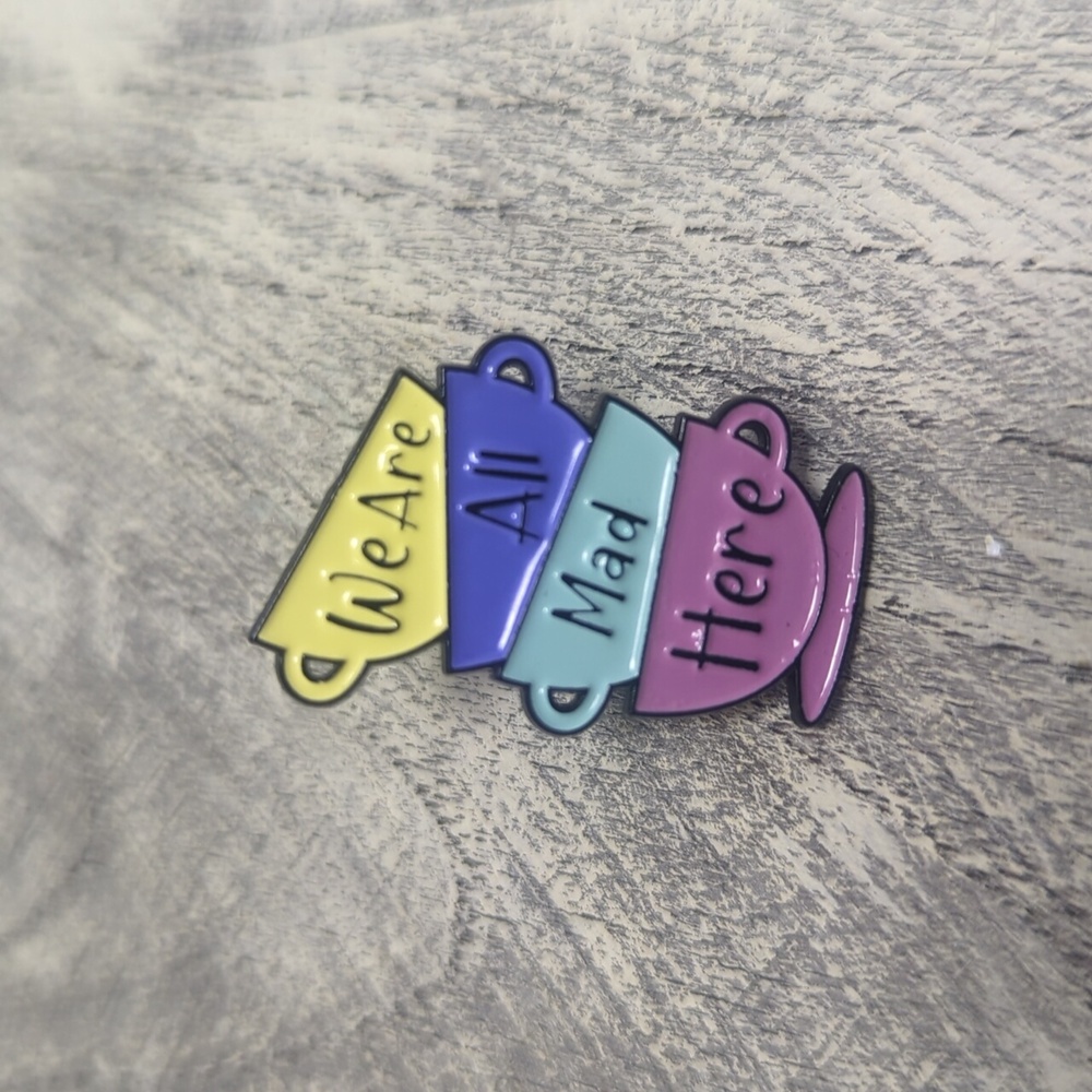 3/$30 Alice In Wonderland - Enamel Pin